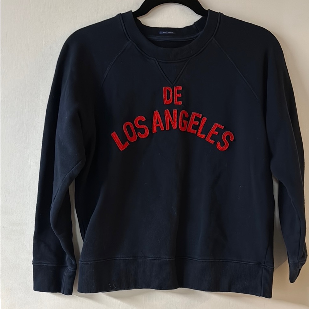 MOTHER Black and Red Sweatshirt with Bold Chest Design